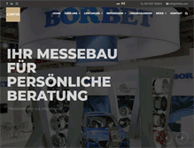 Tablet Screenshot of messebau.com